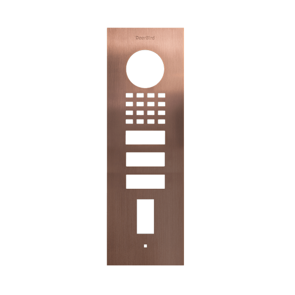 Doorbird DoorBird D1102FV Fingerprint 50 Unterputz Frontblende – Bronze-Optik (PVD)