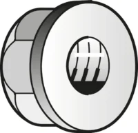 Legrand CM801204 Bundmutter EEC 6mm V4A Edelstahl