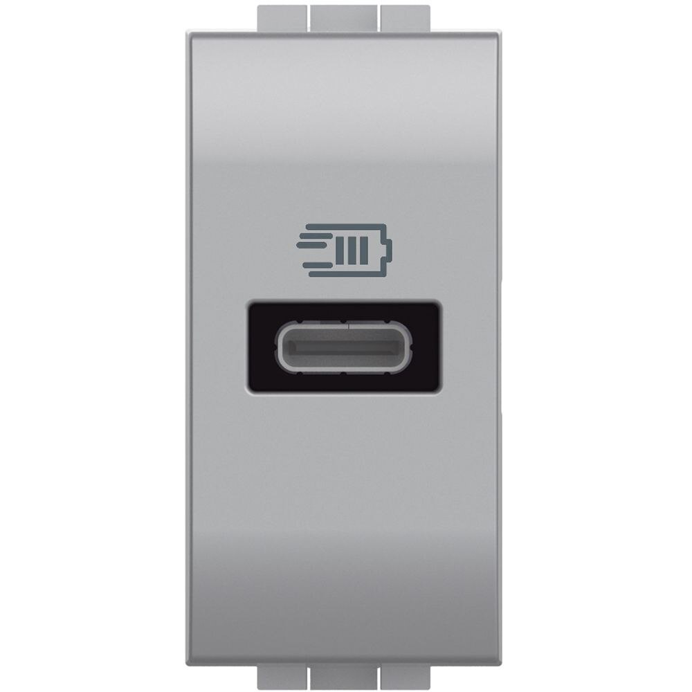 Legrand BTicino NT4192C LivingLight USB-Lade- steckdose 1M m.1xUSB-C Tech