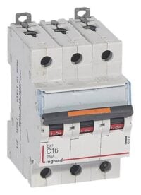 Legrand 409781 DX3 LS-Schalter C 16A 3-polig 25kA 400VAC 3TE