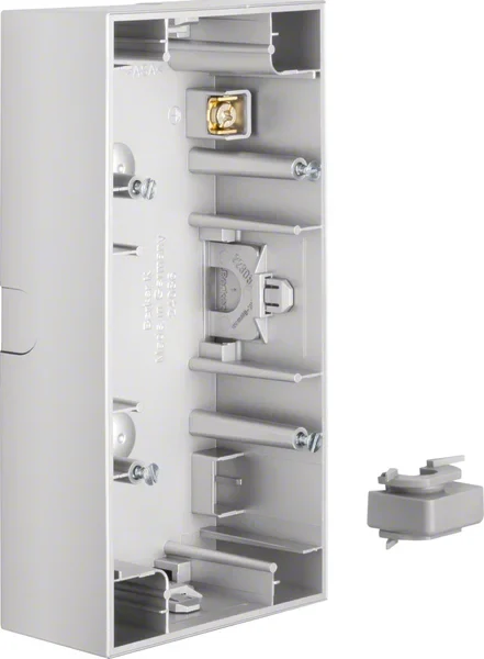 Berker Berker Aufputz-Gehäuse 2-fach aluminium 10527003