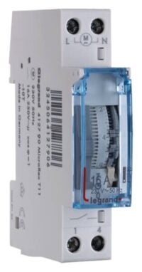 Legrand 412790 MicroRex QT11 230V 50Hz analog Tageszeitschaltuhr Quarz+Gangr.