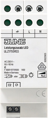 Jung LED-Leistungszusatz Reiheneinbaugerät ULZ 1755 Reiheneinbaugerät