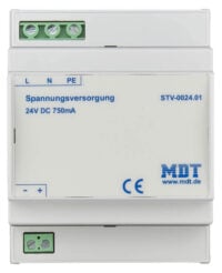 MDT technologies Spannungsversorgung 4TE Reiheneinbaugerät,750mA,24VDC SELV STV-0024.01