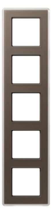Jung AV585GLMMO Glasrahmen 5f senkr.eu.waager.e Montage Glas A VIVA mo