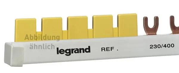 Legrand Legrand 607026 Endkappe 3-polig für Stift/ Gabelkammschiene 004932/004902/17