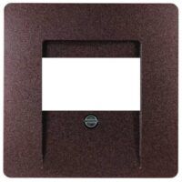 Kopp 326026185 TAE-Abdeckung M2,5x12mm für TAE-Anschlussdose Paris palis-braun