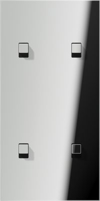 Jung Abdeckung mit Kipphebel 2fach, 2x1 Kipphebel GCR 12-25 E 22