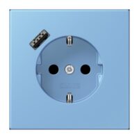 Jung LC1520-18A256 SCHUKO-Steckdose mit USB Typ A LC4320N