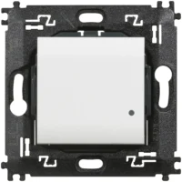 Bticino N4003CW Drahtloser Wandsender 1-fach für LivingLight with Netatmo Weiß