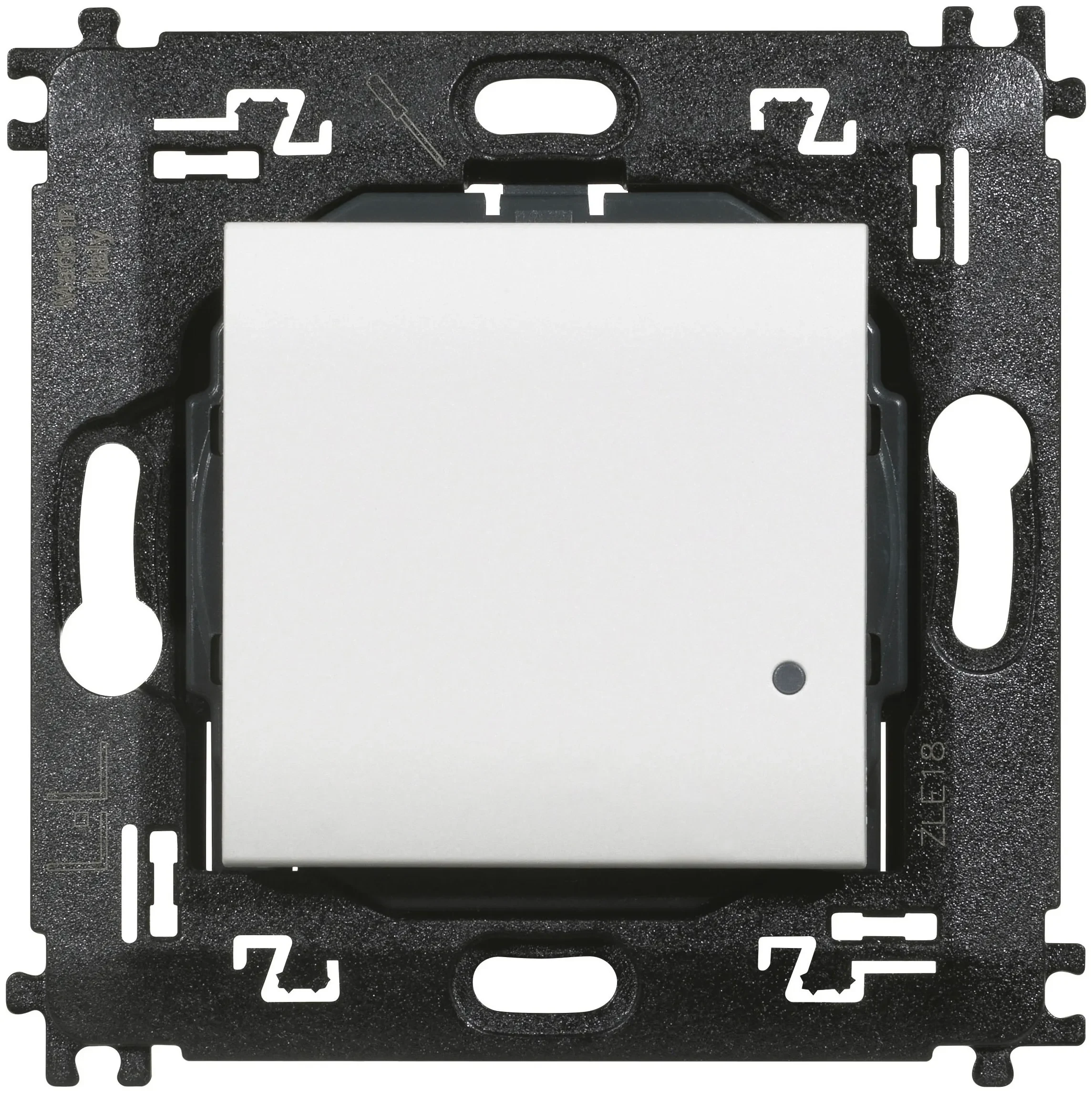 Legrand Bticino N4003CW Drahtloser Wandsender 1-fach für LivingLight with Netatmo Weiß