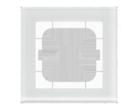 MDT technologies Glasrahmen 1-fach weiß für 63mm Programme BE-GTR163W.01