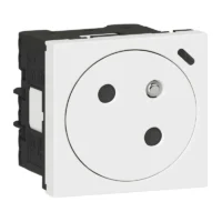 Legrand 077148L Link Steckdose F/B Std antibakt. beleuchtet erhöht Ber. Mosaic ultraweiß