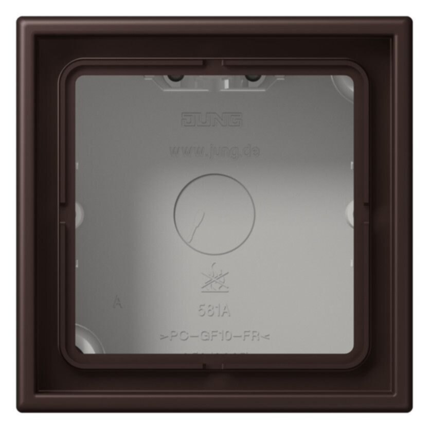Jung Jung LC 581 A 252 AP-Kappe 1-fach Duroplast lackiert Serie LS terre dombre brûlée