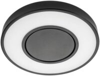 SG LEUCHTEN LED-Anbauleuchte 19W 3000K CIRCULUS 214001 1345lm schwarz Konverter
