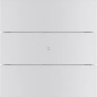Berker Tastsensor 3-fach aluminium 75163094