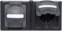 Kopp 131215003 BLUE ELECTRIC-Schutzkontakt-Steckdose