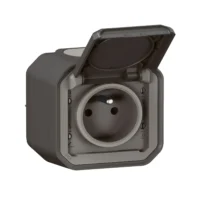 Legrand 069791L Plexo New FRAP Steckdose F/B Std Steckklemme EB IK 08 Anthrazit
