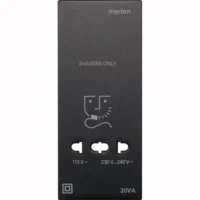 Merten Zentralplatte anth für Rasiersteckdose 213514