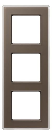 Jung AV583GLMMO Glasrahmen 3f senkr.eu.waager.e Montage Glas A VIVA mo