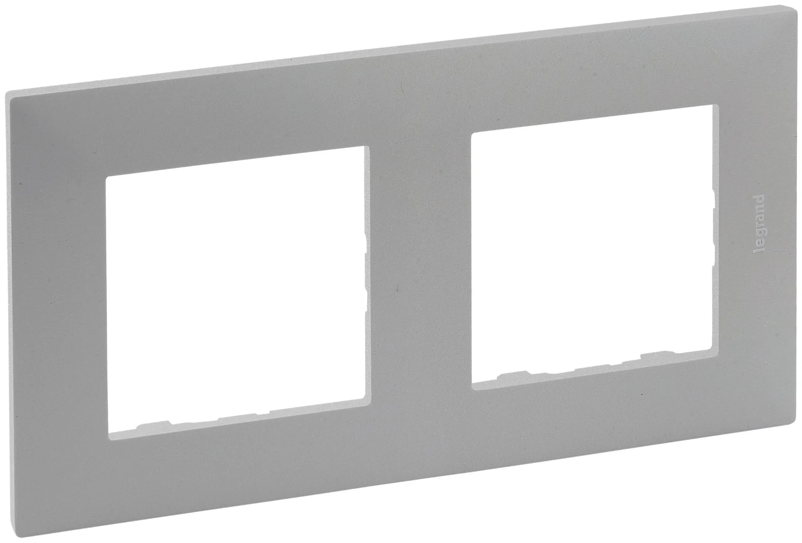 Legrand Legrand 864372 Rahmen 2-fach Niloe Step Aluminium