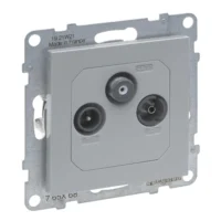 Legrand 765268 SEANO Durchgangsdose TV-R-SAT für HD-TV in der Farbausführung