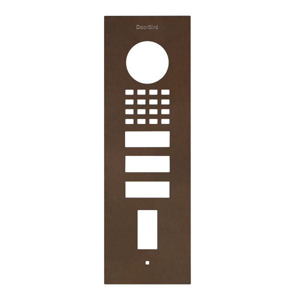 Doorbird DoorBird D1102FV Fingerprint 50 Unterputz Frontblende – Echte Baubronze