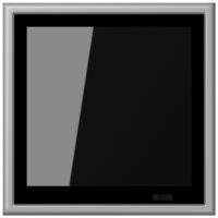 Jung LC 459 D1 S204 KNX Raumcontroller LS TOUCH Serie LS gris moyen