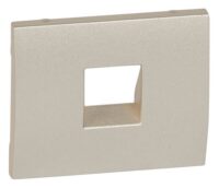 Legrand 771495 Abdeckung VDI 30° flach TAE Beschriftungsträger Galea titanium