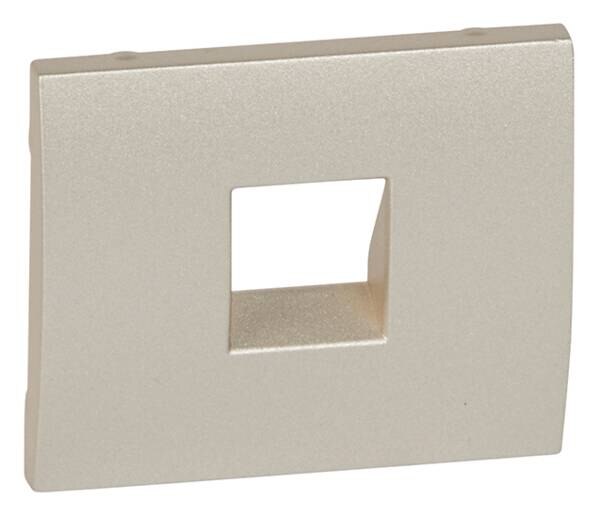 Legrand Legrand 771495 Abdeckung VDI 30° flach TAE Beschriftungsträger Galea titanium