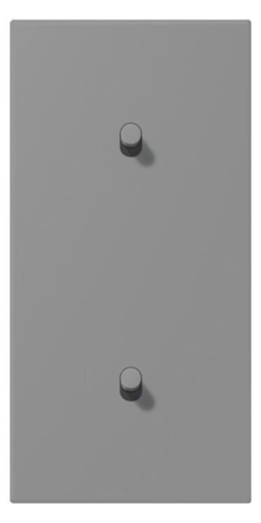 Jung Jung LC12-20R0203 Abdeckung mit Kipphebel "Zylinder" 2x1 Kipphebel senkrecht LS 1912 gri