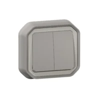 Legrand 069815L Plexo New FRUP Doppelwechselschalter 10AX/Taster 10A