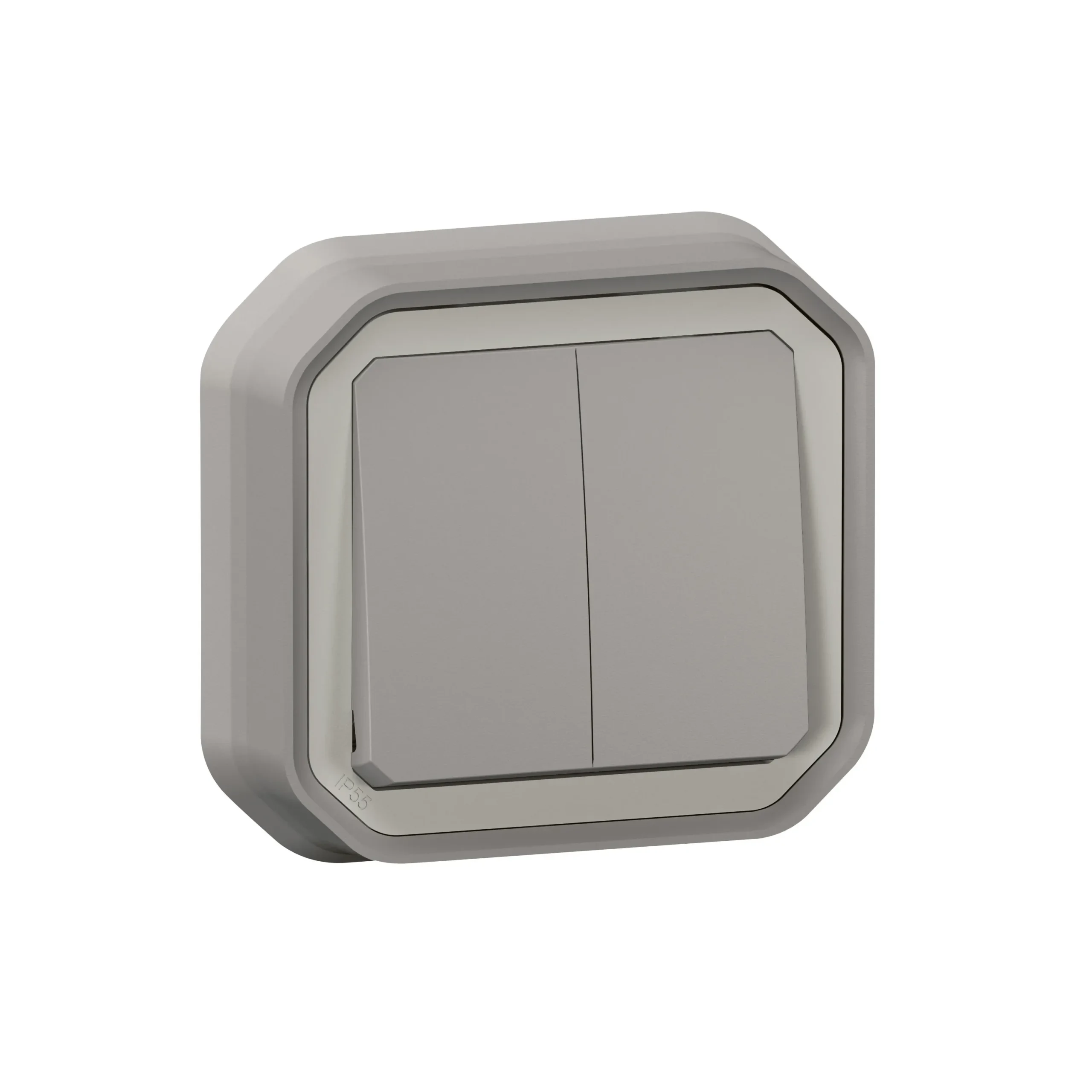 Legrand Legrand 069815L Plexo New FRUP Doppelwechselschalter 10AX/Taster 10A