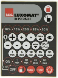 BEG Brück Electronic IR-Fernbedienung IR-PD-DALI-E