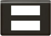 Legrand 079076L Rahmen 2x6-modulig horizontal Mosaic schwarz