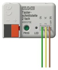 Jung 40002 1S E KNX Tasterschnittstelle 2fach