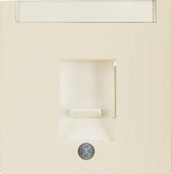 Berker Berker Zentralstück 1-fach weiß/gl mit Staubschutzschieb. 11708982