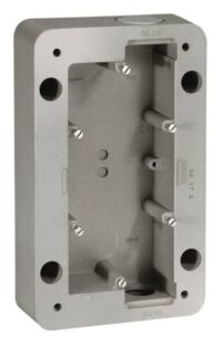 Legrand 077892 Aufputz Gehäuse 2-fach 110x180x45mm für horizontal./vertikale Montage