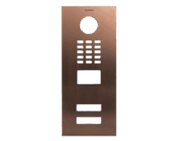 DoorBird D2102V Frontblende – Bronze-Optik (PVD)