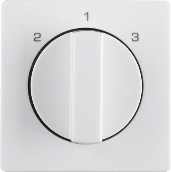 Berker Berker Zentralstück mit Drehknopf 3S Q.1/Q.3 polar weiß 1084608900