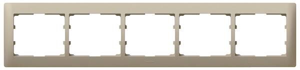 Legrand Legrand 771405 Rahmen 5-fach waagerecht Galea titanium