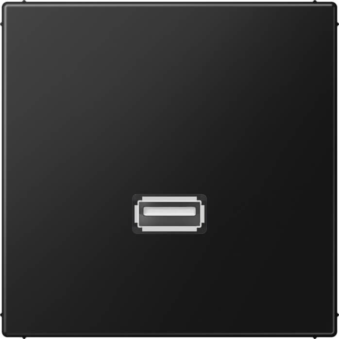 Jung Jung Multimedia-Anschlusssystem graphitschwarz matt MA LS 1122 SWM