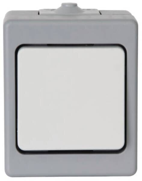 Kopp Kopp 563748007 AP-Kreuzschalter Standard grau/lichtgrau