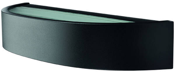 SG Leuchten SG LEUCHTEN LED-Up/Down Leuchte 10W schwarz CURVE 614341 3000K 550lm Konverter
