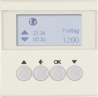 Berker Jalousie-Schaltuhr weiß glänzend 85741182