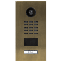 DoorBird D2101V IP Video Türsprechanlage – Echtes Messing