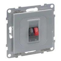 Legrand 765276 SEANO Lautsprecher-Anschluss 1-fach mit Federklemmen
