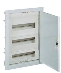 Legrand 001433 Unterputz Verteiler Ekinoxe mit Metalltür Signalweiß 36+6M 3R