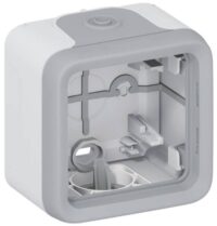 Legrand 069651 Gehäuse 1-fach FR-Aufputz Plexo55 grau