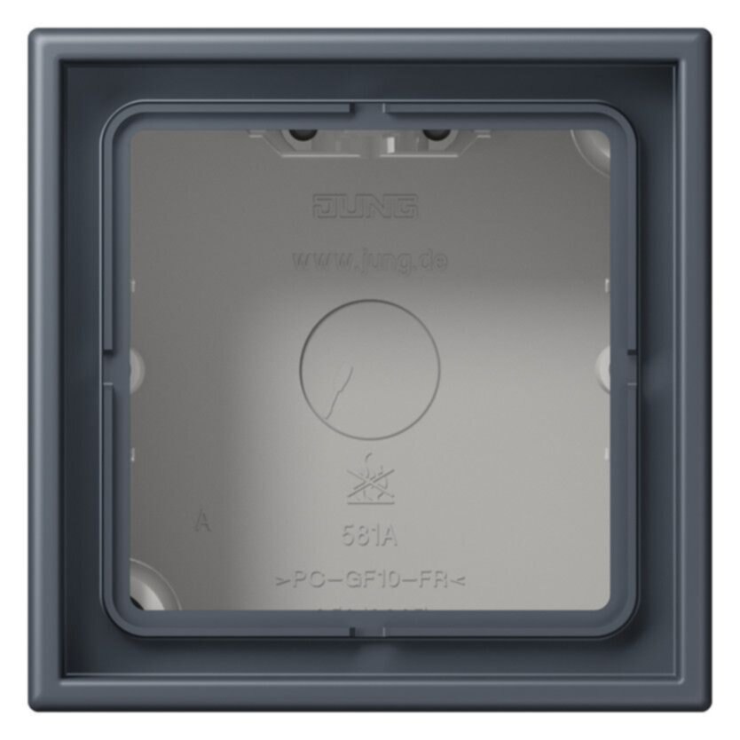 Jung Jung LC 581 A 262 AP-Kappe 1-fach Duroplast lackiert Serie LS gris foncé 59 (4320U)